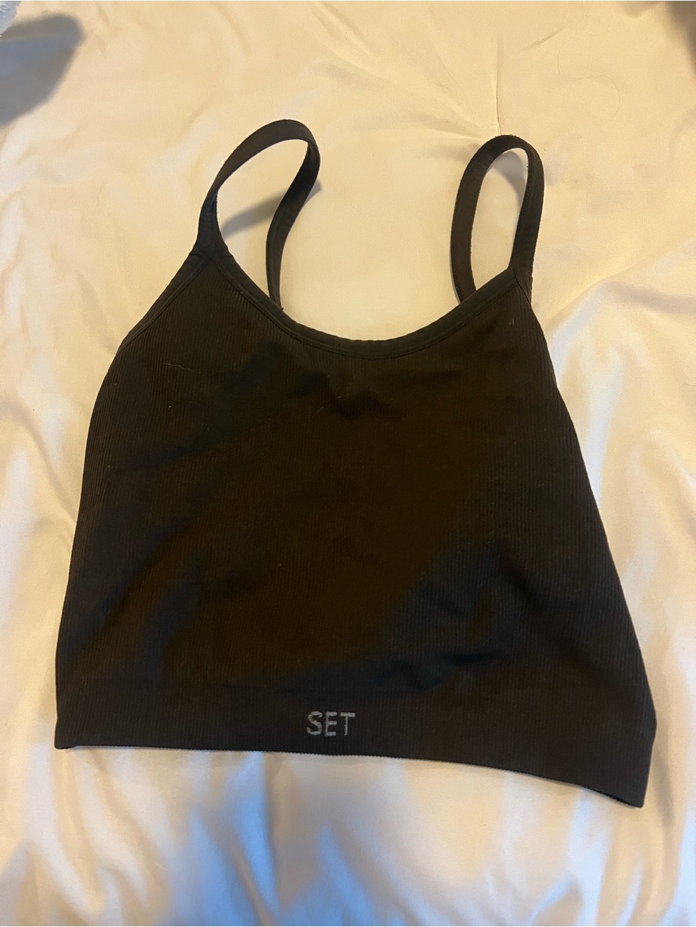 SET Active Ribbed Crop Tank